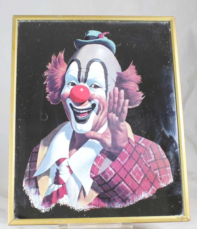BWA - Clown Mirror - Beautiful! - Bid Now!!!