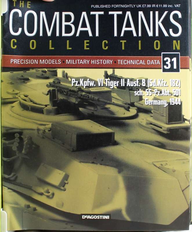 De Agostini - Pz.Kpfw VI Tiger France 1944 - booklet #31 only