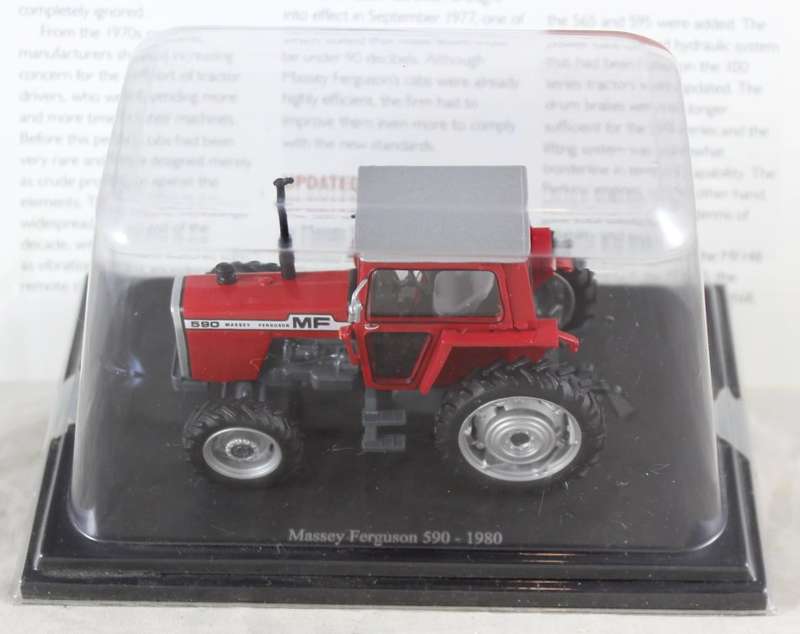 Collectable Tractor - Massey Ferguson 590 - 1980 - Tractor & Info Sheet - Bid now!