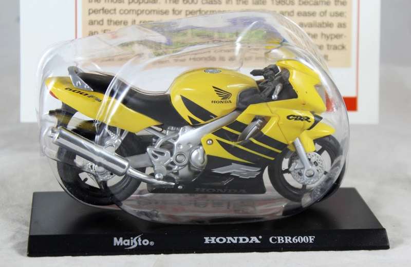 Maisto - CBR 600F - bike & info sheet
