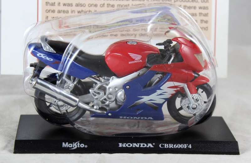 Maisto - CBR 600F4 - bike & info sheet
