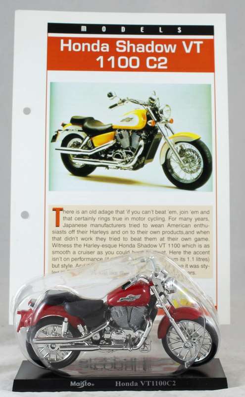 Maisto - Honda Shadow VT 1100 C2 - Bike + Info Sheet -