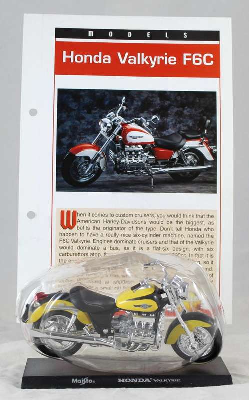 Maisto - Honda Valkyrie F6C - Bike + Info Sheet - Bid now!