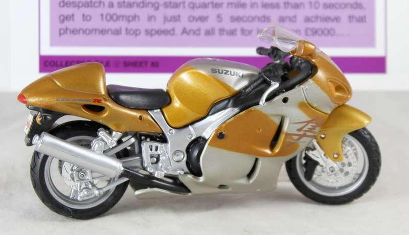 Maisto - Suzuki Hayabusa - bike & info sheet