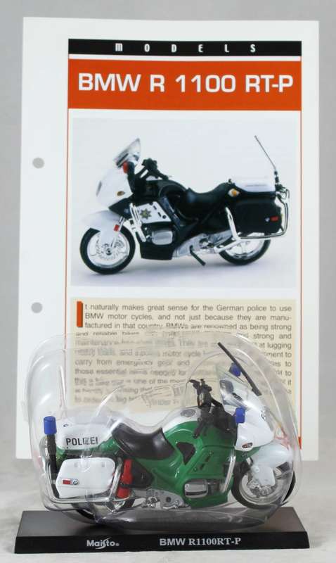 Maisto - BMW R 1100 RT-P - bike & info sheet