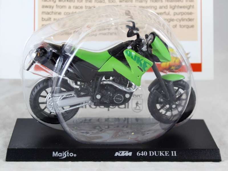 Maisto - KTM 640 Duke II - bike & info sheet