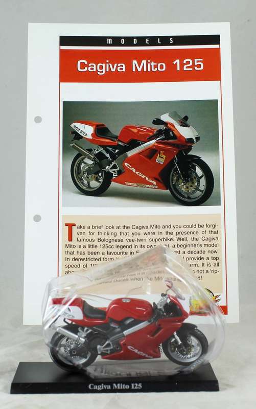 Maisto - Caviga Mito 125 - bike & info sheet