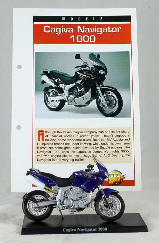 Maisto - Caviga Navigator 1000 - bike & info sheet