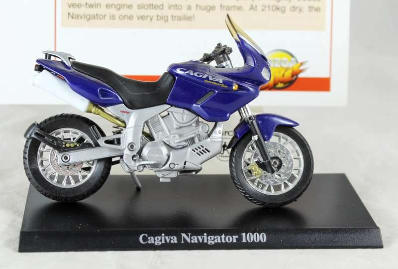 Maisto - Caviga Navigator 1000 - bike & info sheet