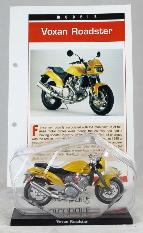 Maisto - Voxan Roadster - bike & info sheet