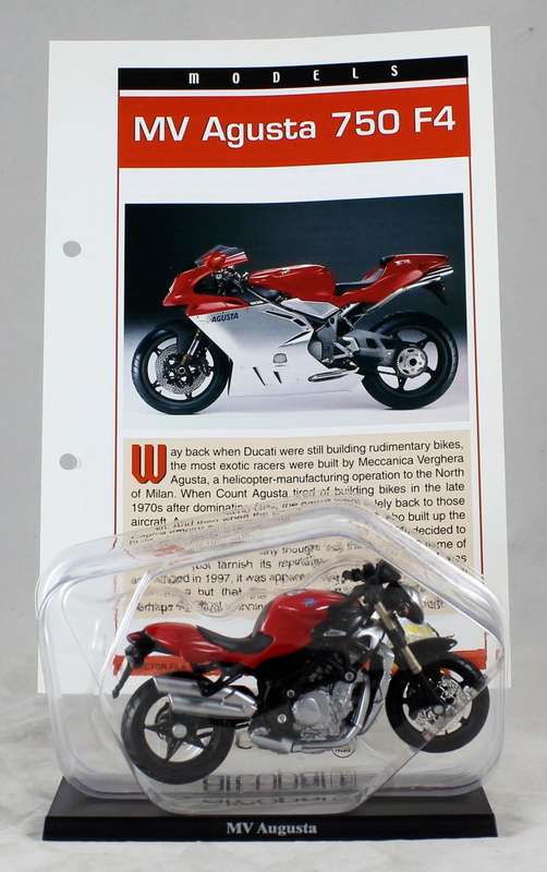 Maisto - MV Agusta 750 F4 - bike & info sheet