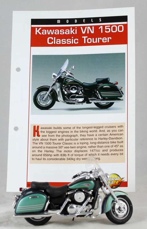 Maisto - Kawasaki VN 1500 - bike & info sheet