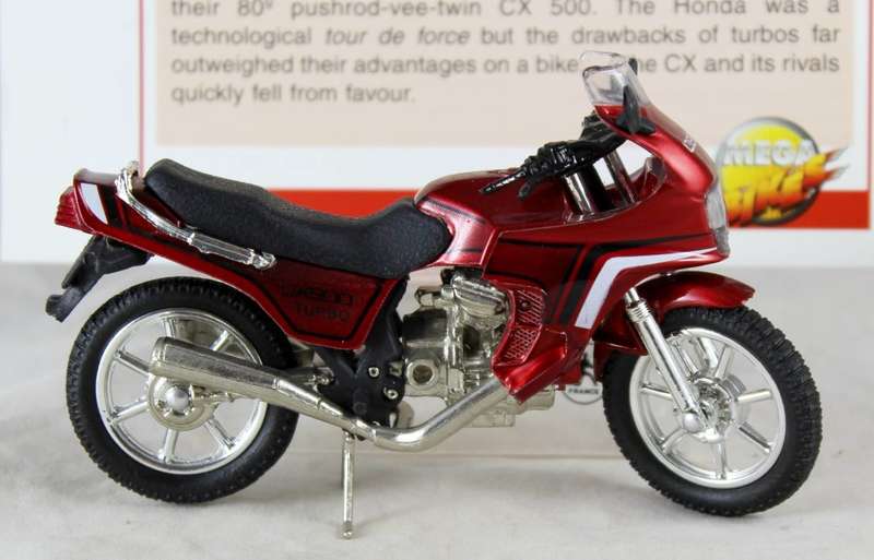 Maisto - Honda CX 500 Turbo - bike & info sheet