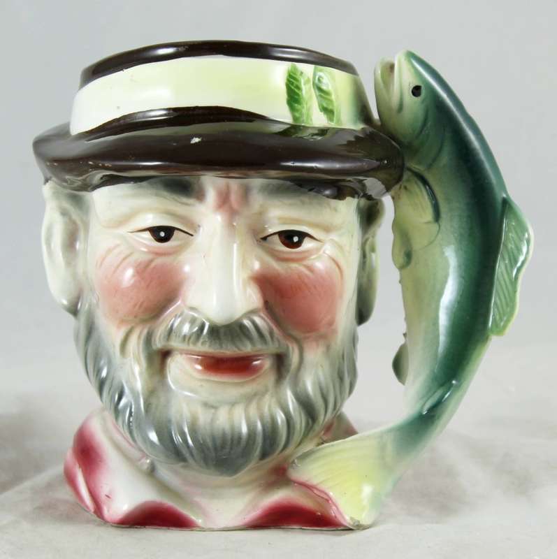 Toby jug - man with fish