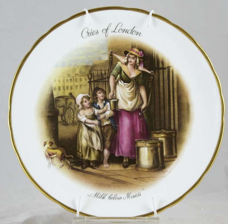 Tuscan - cries of London - milk below maids - display plate
