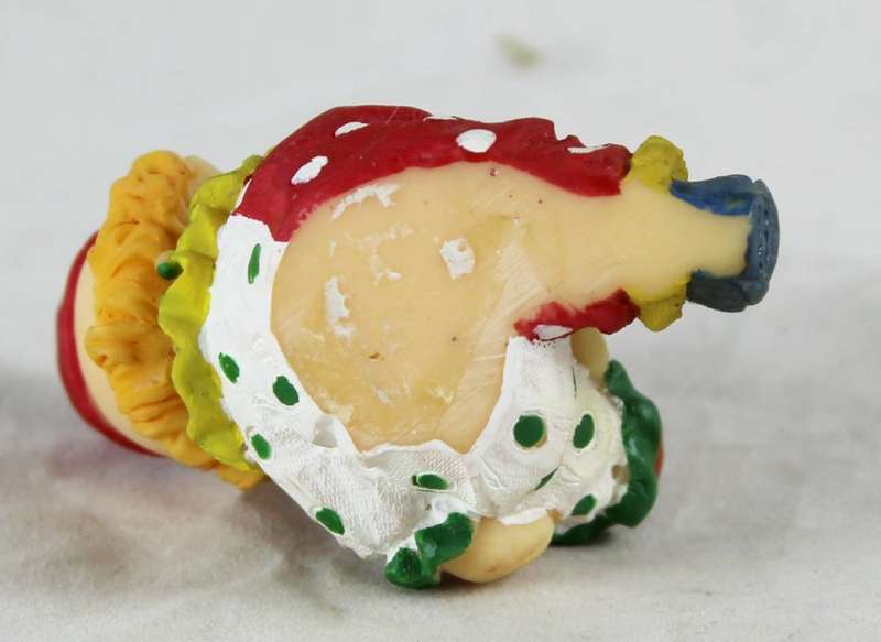 Small Clown Putting on Shoe - Gorgeous!