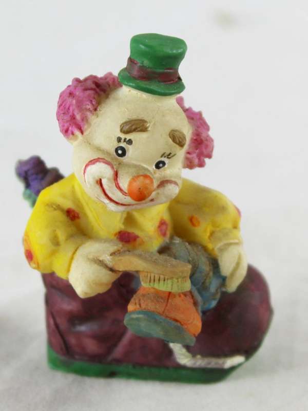 Small Clown Polishing His Shoe - Gorgeous!