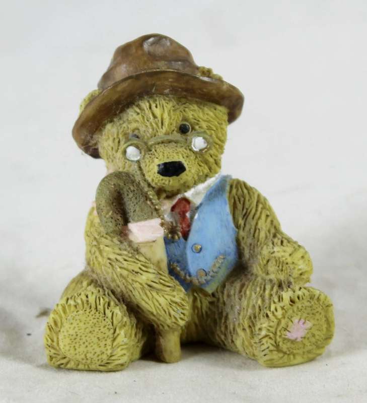 Small seated grandpa bear