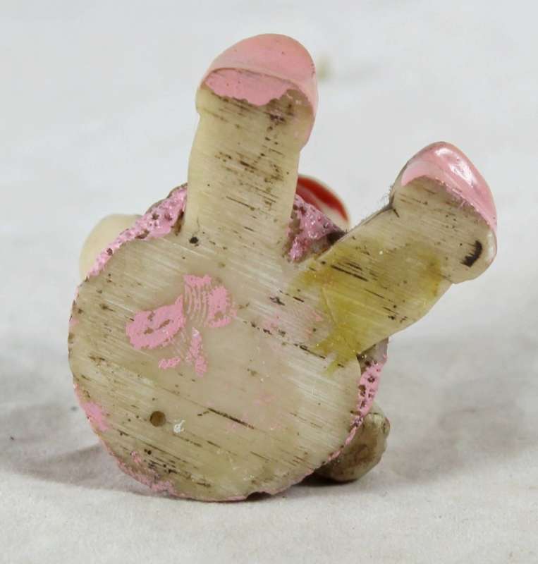 Miniature seated hippo with tutu