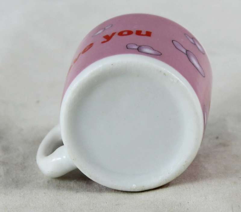 Miniature cup - i love you