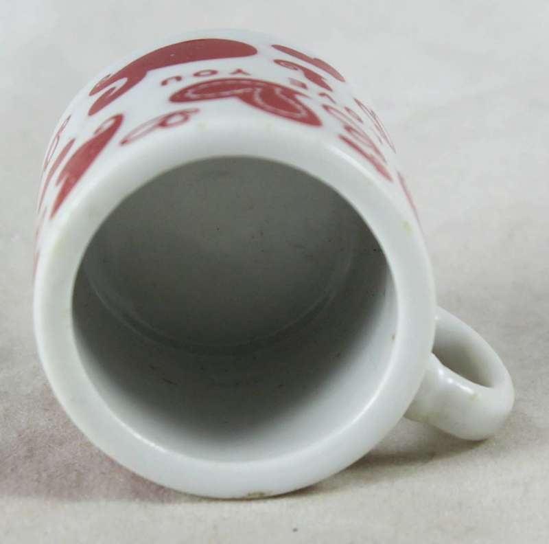 Miniature cup - i love you