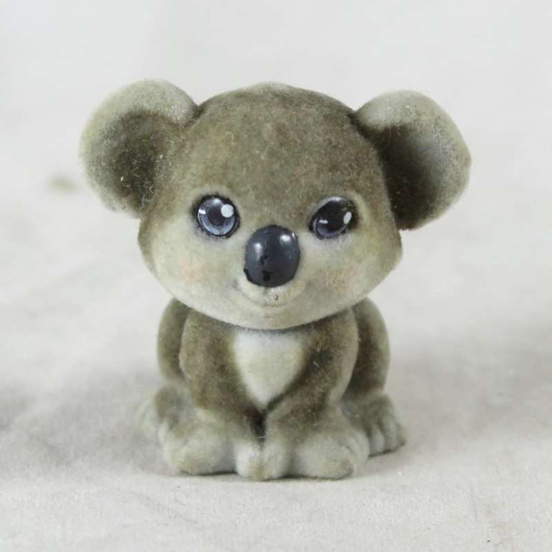 Miniature suede baby koala bear