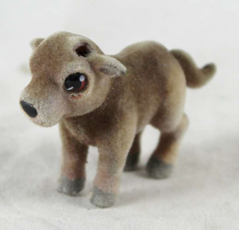Miniature suede calf