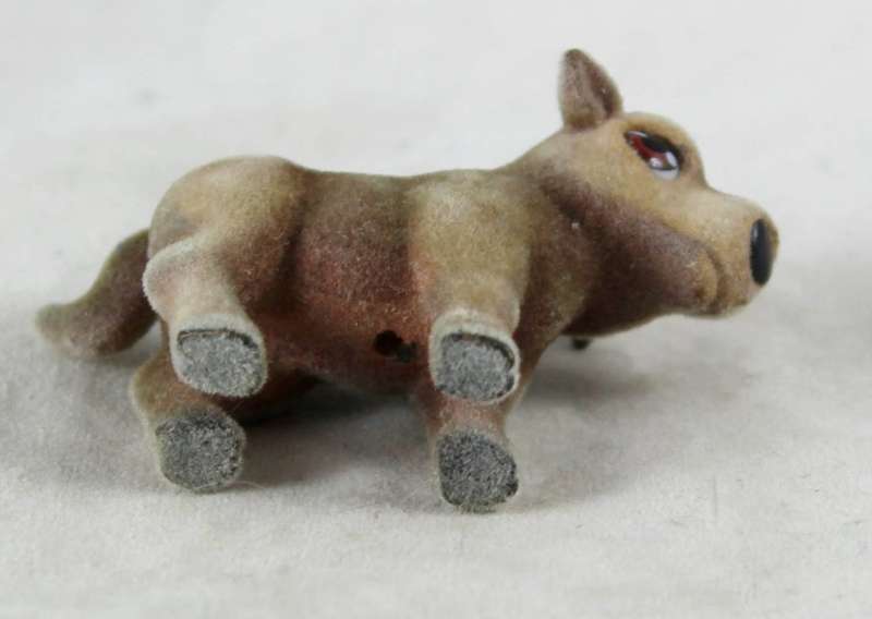Miniature suede calf