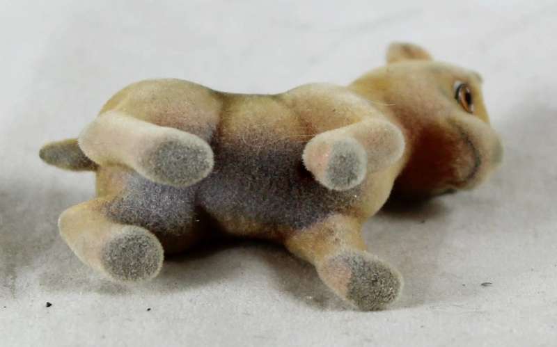 Miniature suede baby buck