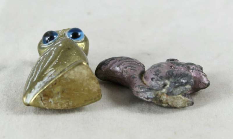 Miniature Printers Tray - Solid Brass Owl & Metal Squirrel - Gorgeous!