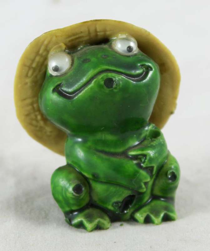 Miniature Printers Tray - Frog with Hat - Gorgeous! - Bid Now!!!