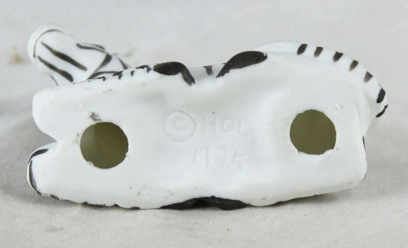 Ceramic Zebra laying down