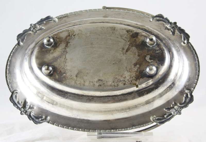 Footed Bowl with Handle - Silver Plated - Beautiful!! - Bid Now!