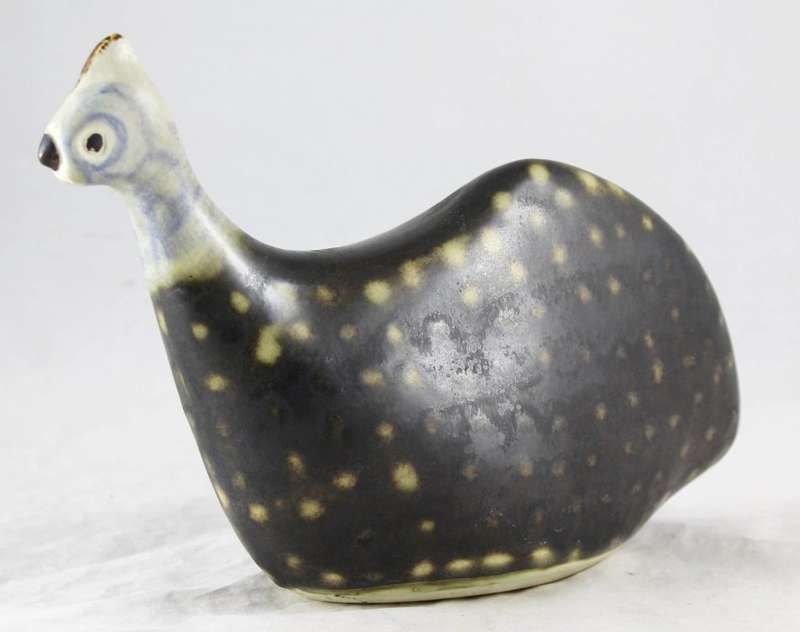 Abstract Ceramic Guinea Fowl - Beautiful!