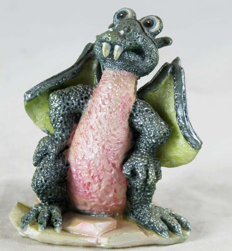 Green baby dragon