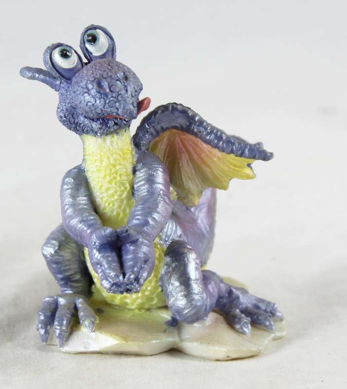 Purple baby dragon