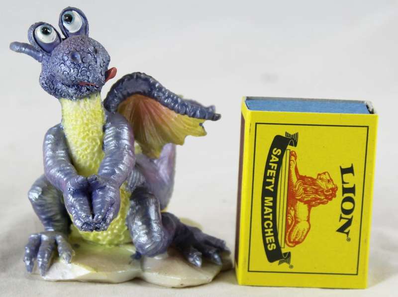 Purple baby dragon