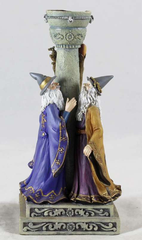 Land of the dragons - wizard candlestick