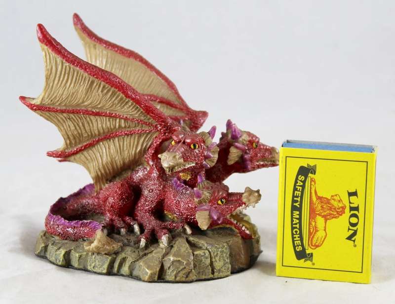 3 Headed Red Dragon - Beautiful!