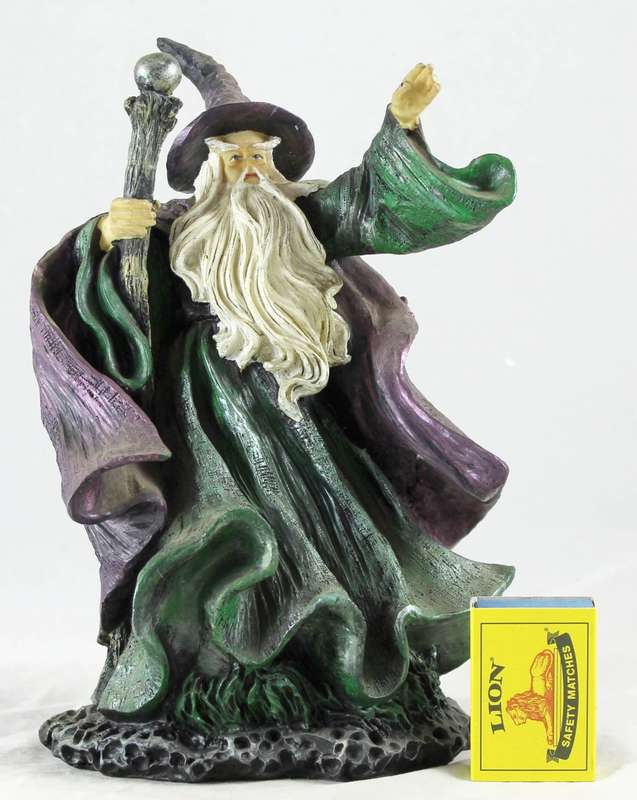 Large Wizard with Crystal Staff - Beautiful!