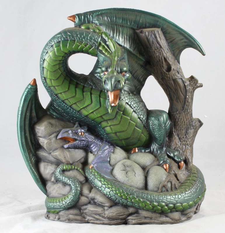 Large Green Dragon Hatching Eggs - Beautiful!