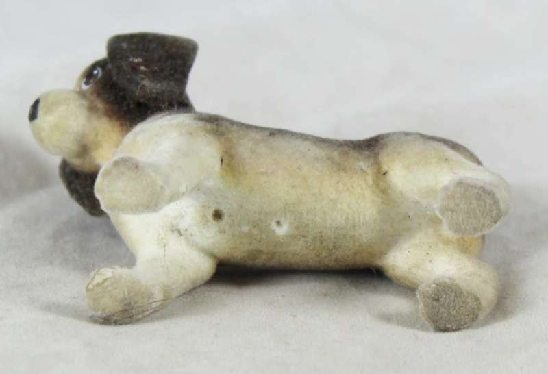 Suede puppy with long ears