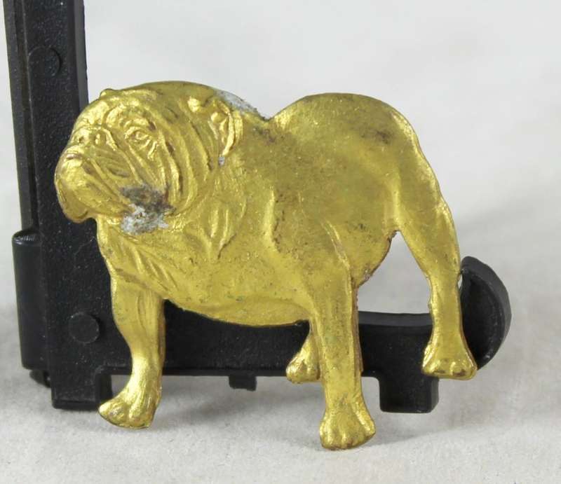 Brass bulldog pin