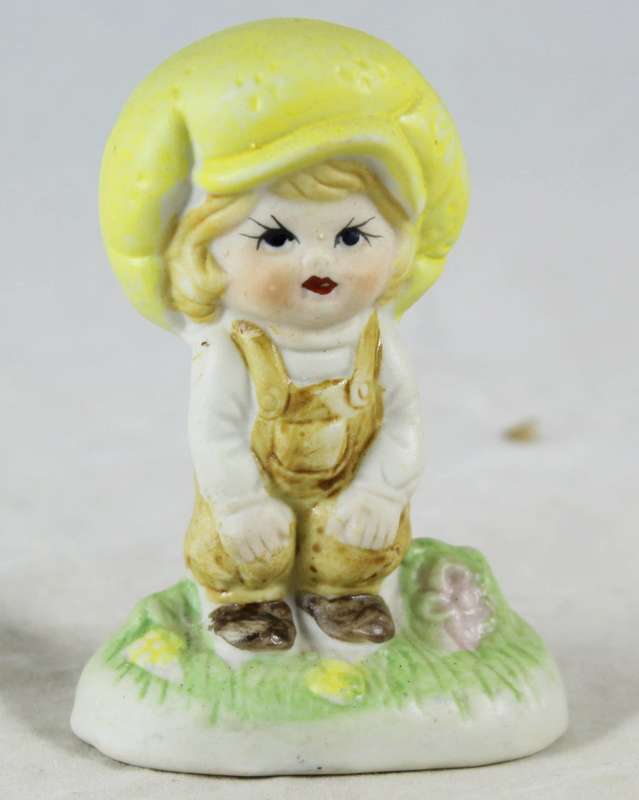 Small Baby with Big Yellow Hat