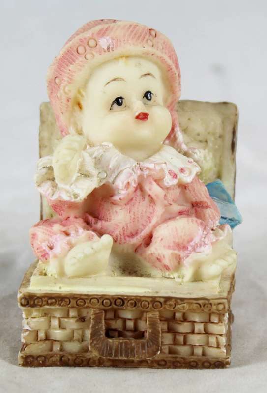 Seated Baby in Pink