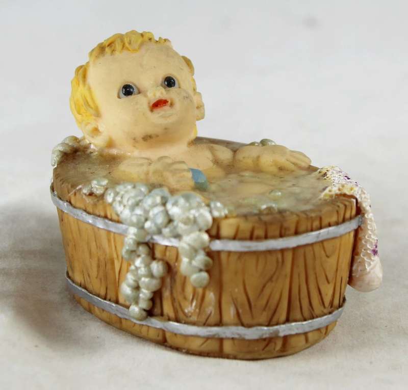 Dirty Baby in Bubble Bath