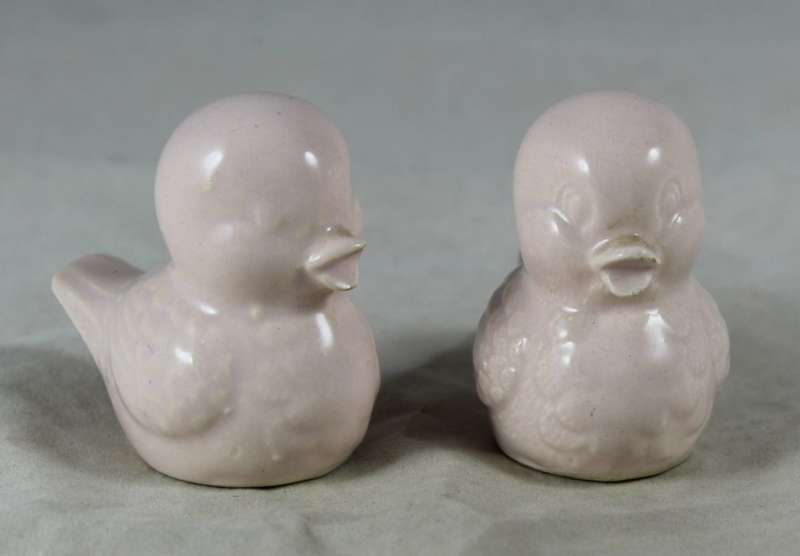 Pair of Small Pink Doves