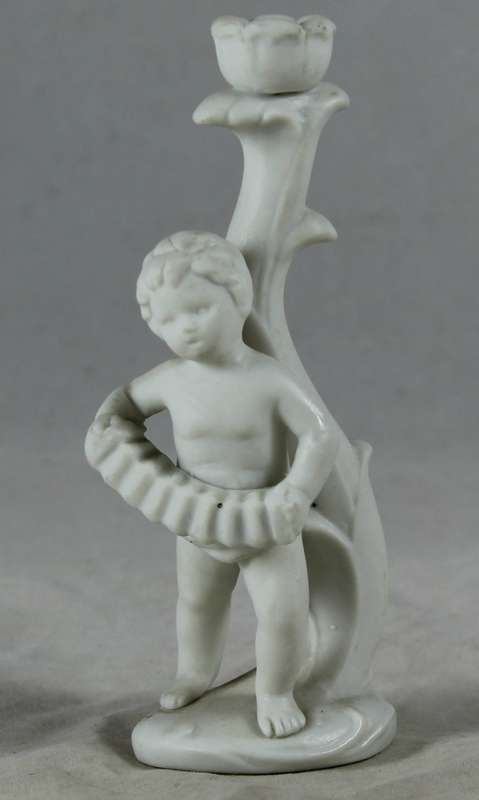 Nippon Porcelain Small Character Candle Holder