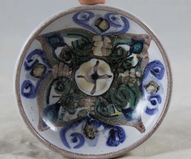 Hand painted Trinket Dish