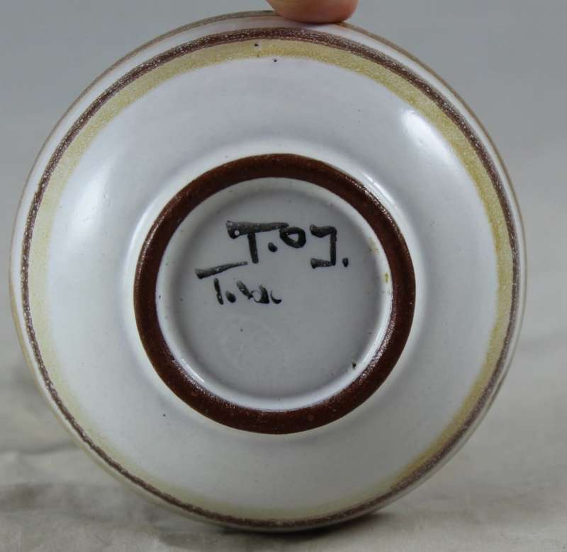 Hand painted Trinket Dish